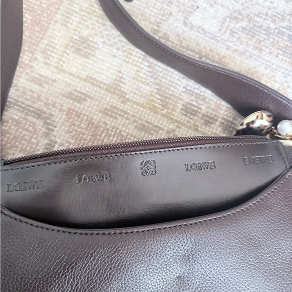 Loewe Brown and Green Leather Bag - Picture 10 of 11